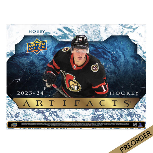 NHL - 2023/24 Artifacts Hockey Hobby Trading Cards (Display of 8)