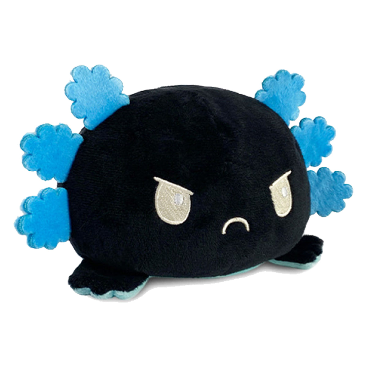 Reversible Plushie Axolotl Blue/Black