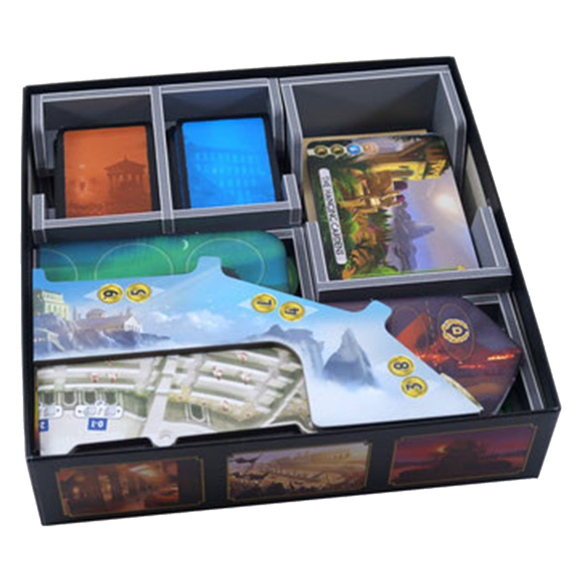 Folded Space Game Inserts 7 Wonders Duel and Expansions