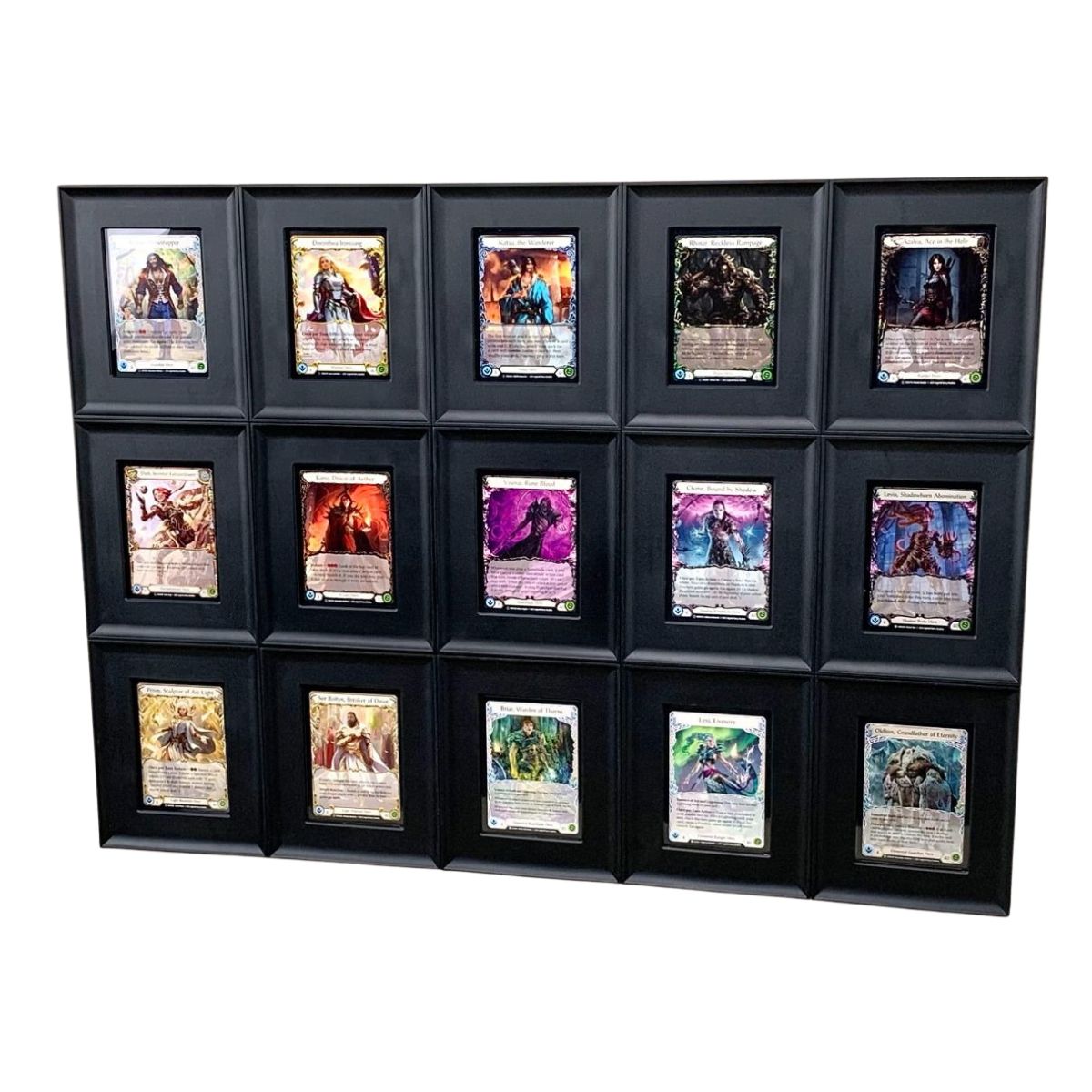 BCW Interlocking Card Frames Black (6 Frames Per Pack)