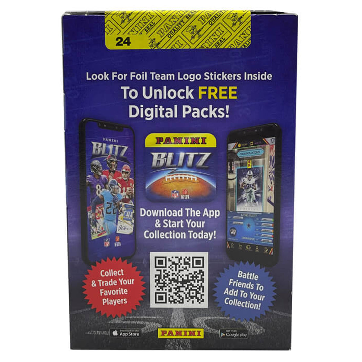 NFL 2021/2022 Stickers and Card Collection 50 Packs PANINI
