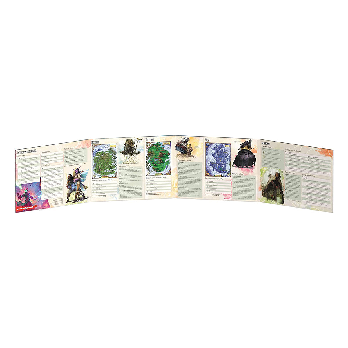 D&D The Wild Beyond The Witchlight DM Screen