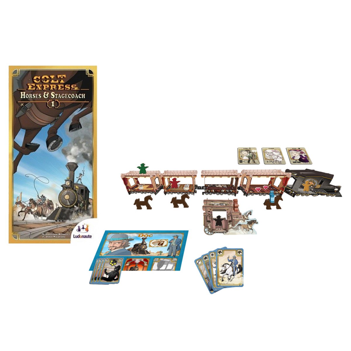 Colt Express Horses And Stagecoach Expansion