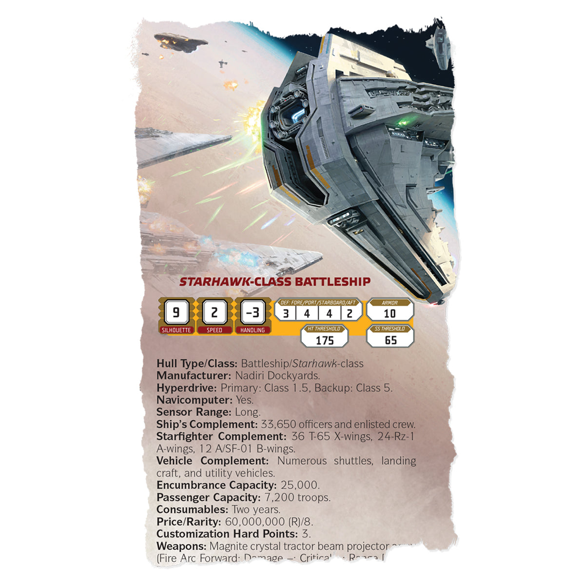 Star Wars Roleplaying Game Starships and Speeders