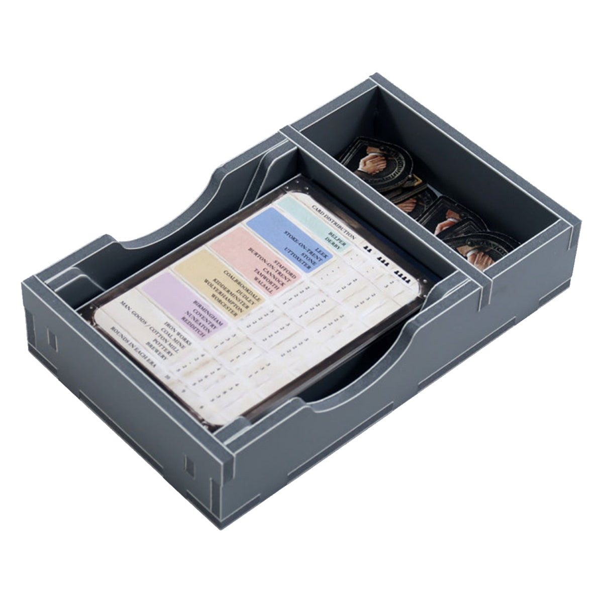 Folded Space Game Inserts Brass Birmingham and Brass Lancashire