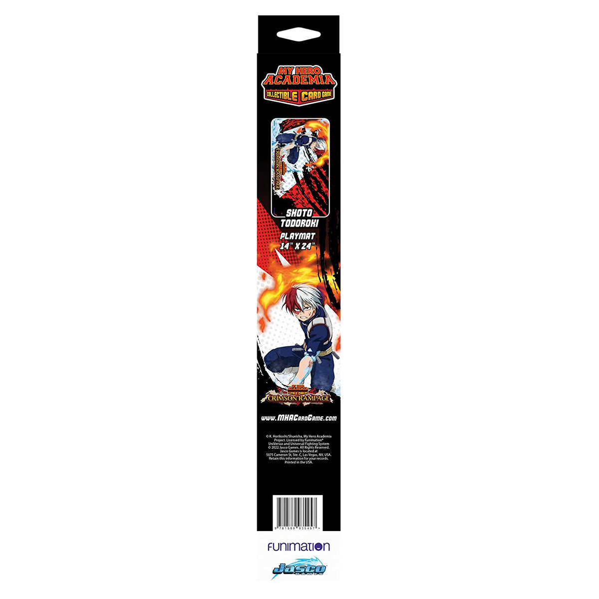 Shoto Todoroki Playmat Series 2 Crimson Rampage My Hero Academia CCG