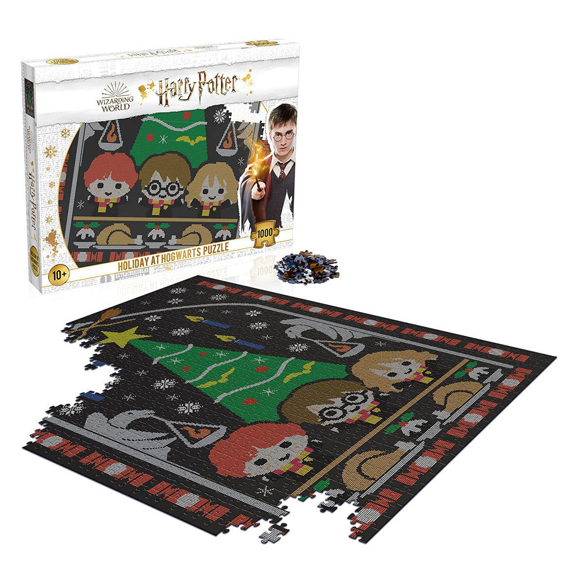 Harry Potter Holiday at Hogwarts 1000 Piece Puzzle