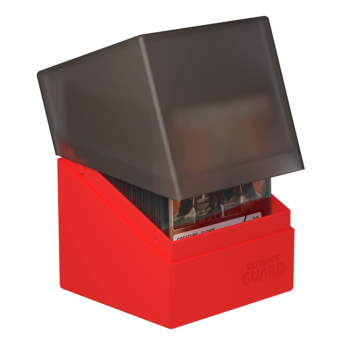 Ultimate Guard Synergy Boulder 100+ Black/Red Deck Box