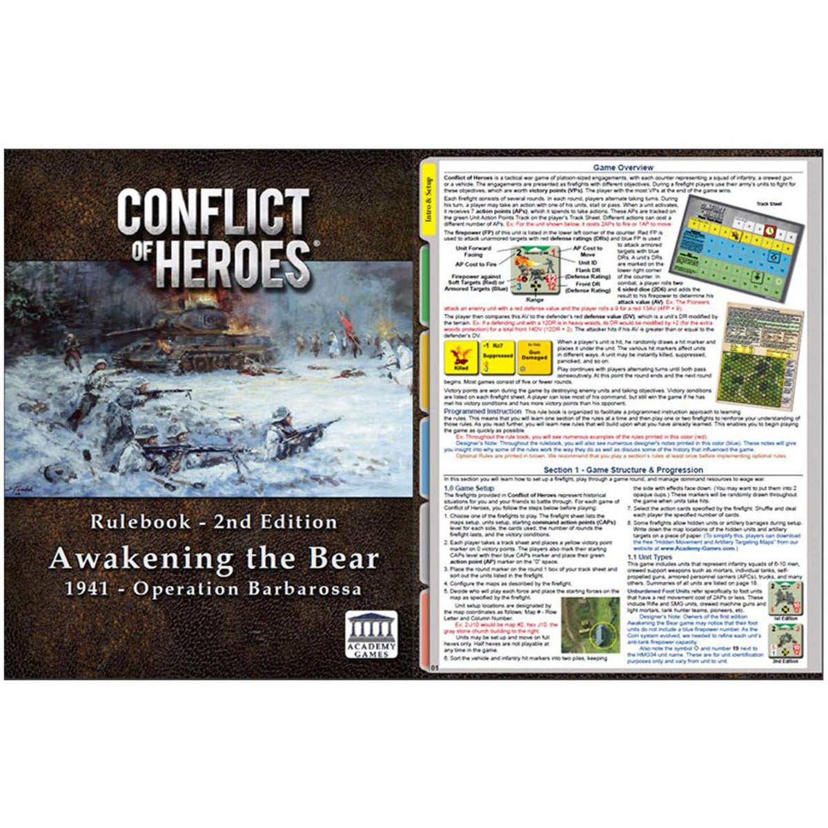 Conflict of Heroes Awakening the Bear Board Game 2nd Edition