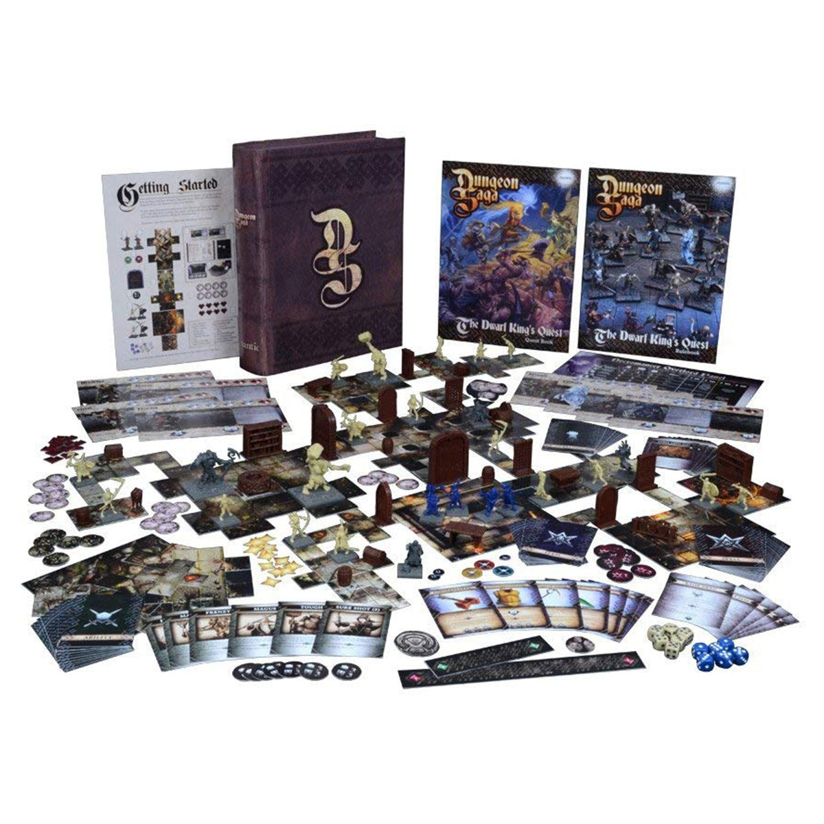 Dungeon Saga The Dwarf Kings Quest Board Game
