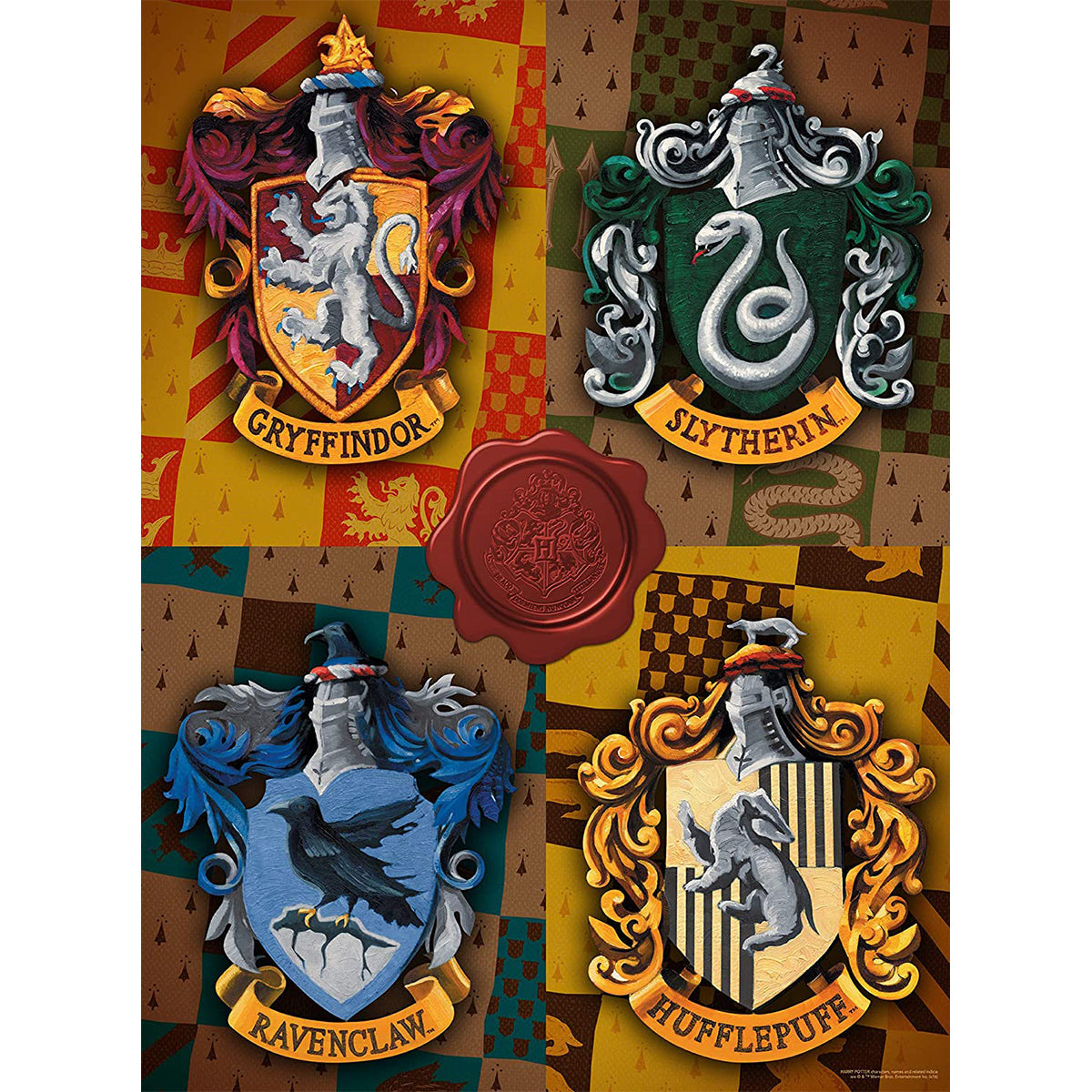 Harry Potter Crests 1000pc Puzzle