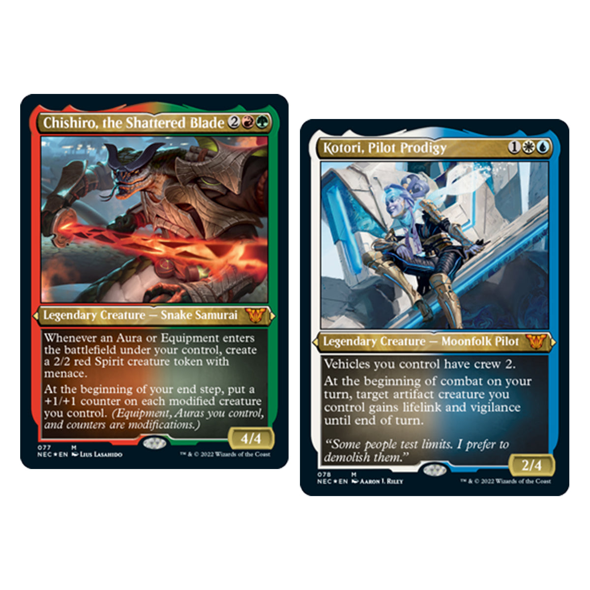 Magic Kamigawa Neon Dynasty Commander Decks (Pair) MTG