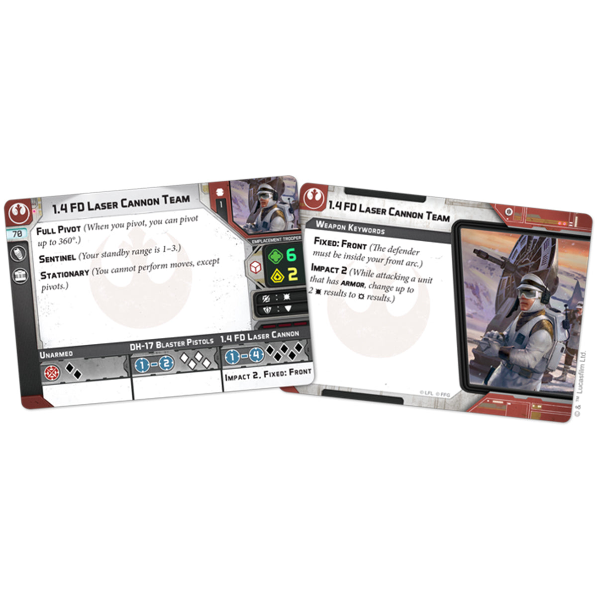 Star Wars Legion 1.4 FD Laser Cannon Team Unit Expansion