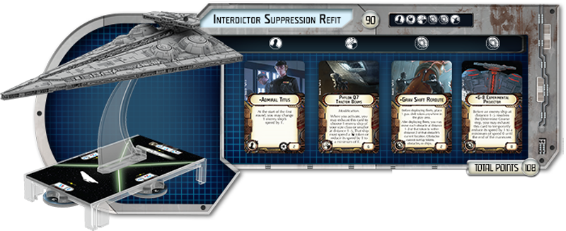 Star Wars Armada Interdictor Class Star Destroyer Expansion