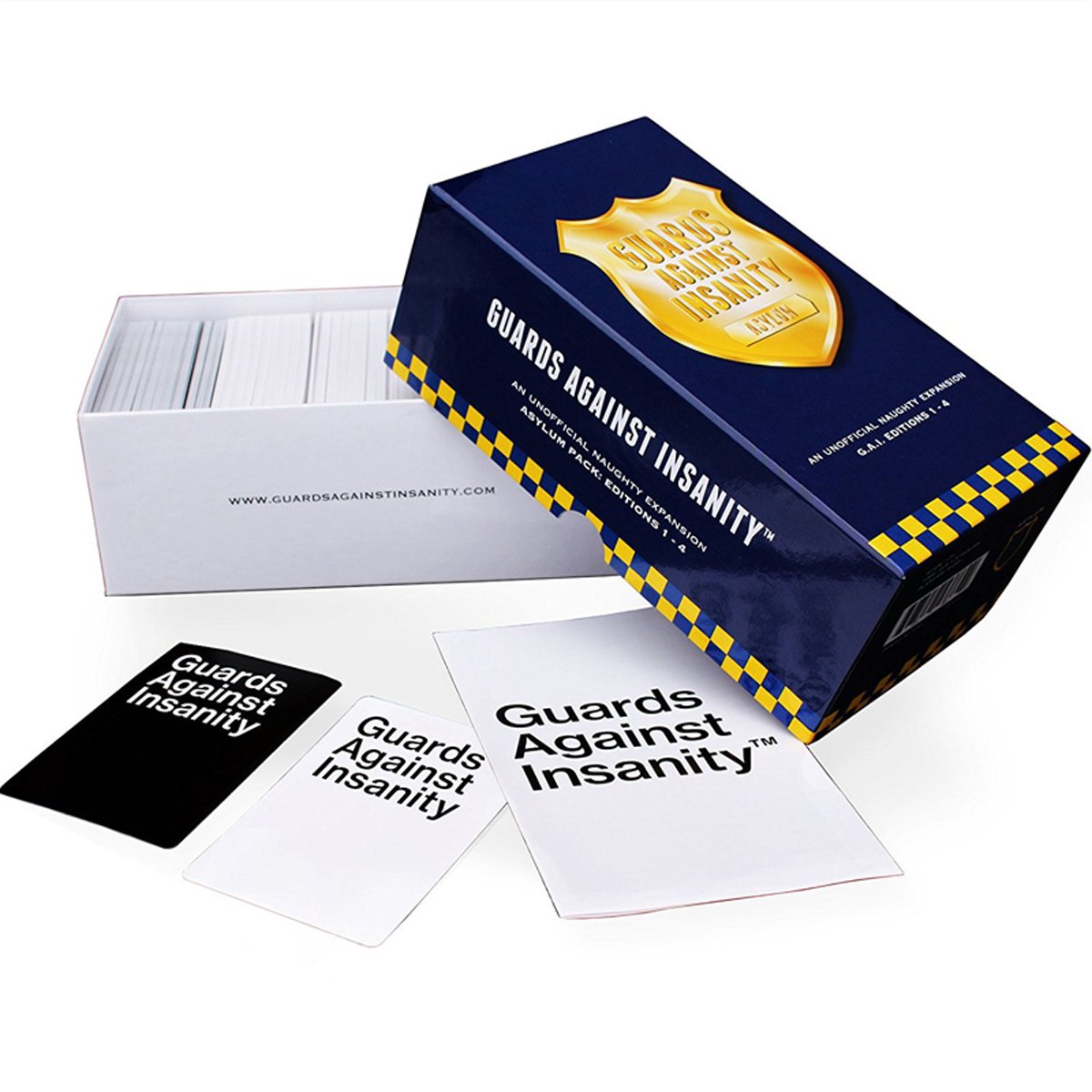 Guards Against Insanity Asylum Pack w/ 1-4 Edition Cards Against Humanity