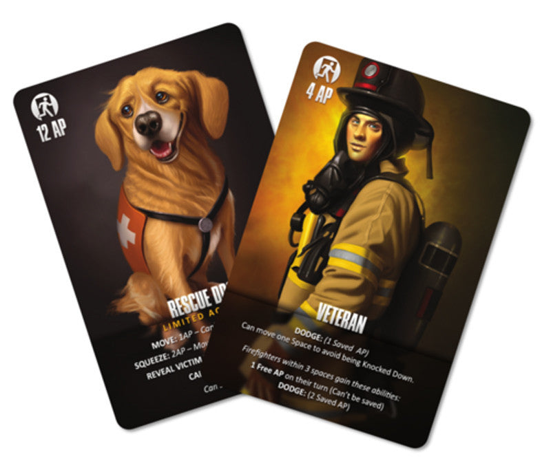 Flash Point Fire Rescue Veteran and Rescue Dog Expansion Pack Board Game