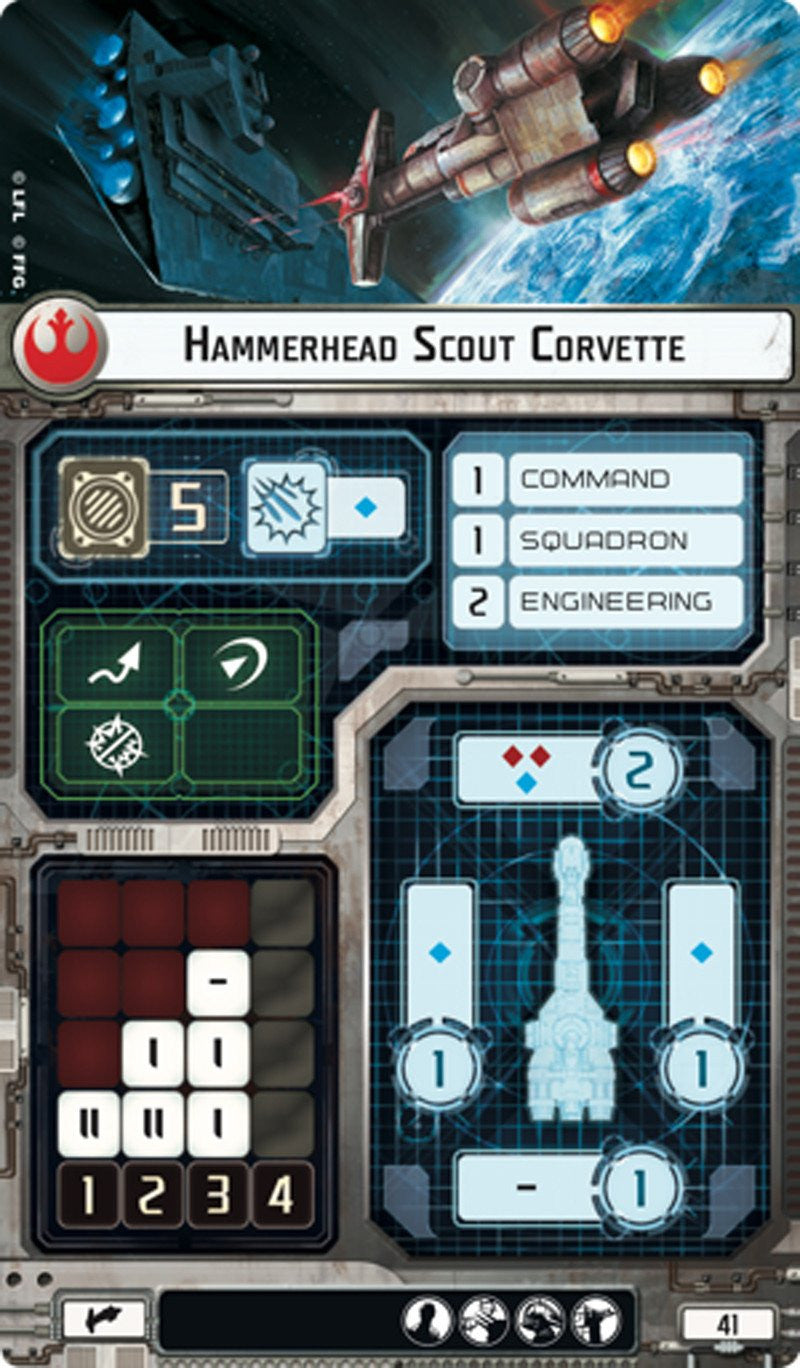 Star Wars Armada Hammerhead Corvettes Pack Board Game