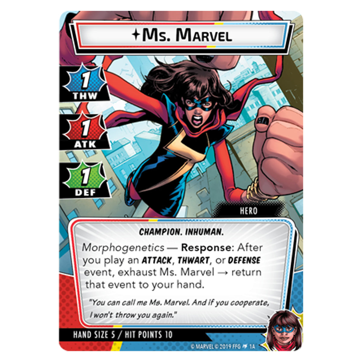 Marvel Champions LCG Ms Marvel Hero Pack