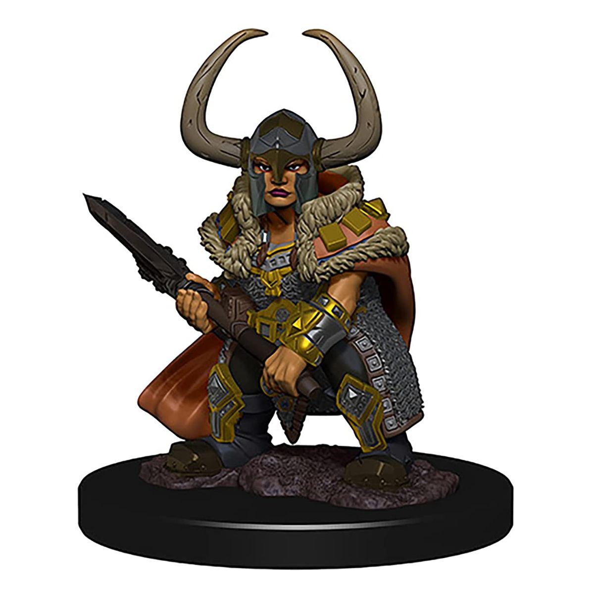 D&D Nolzurs Marvelous Unpainted Miniatures Dwarf Female Barbarian