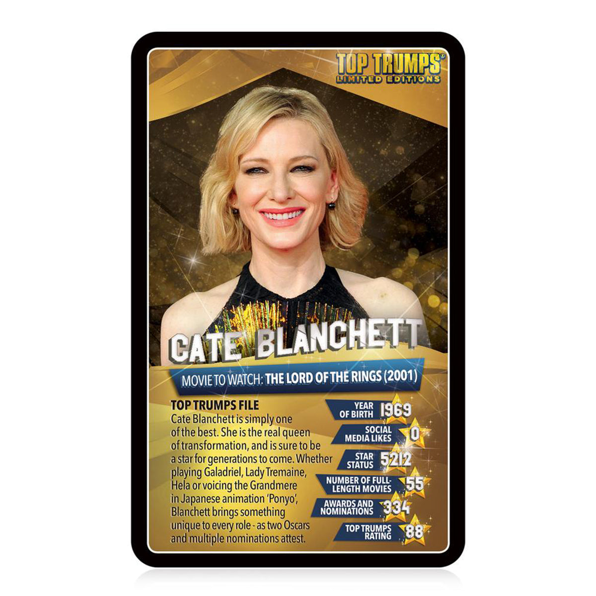 Top Trumps Movie Stars (Limited Editions)