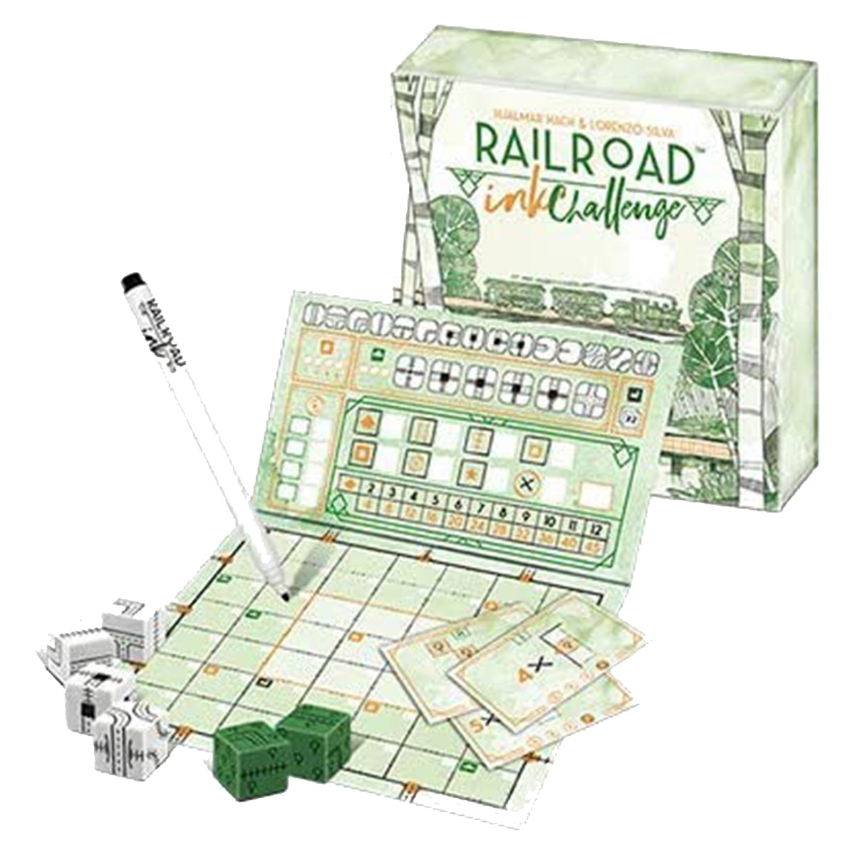 Railroad Ink Challenge Lush Green