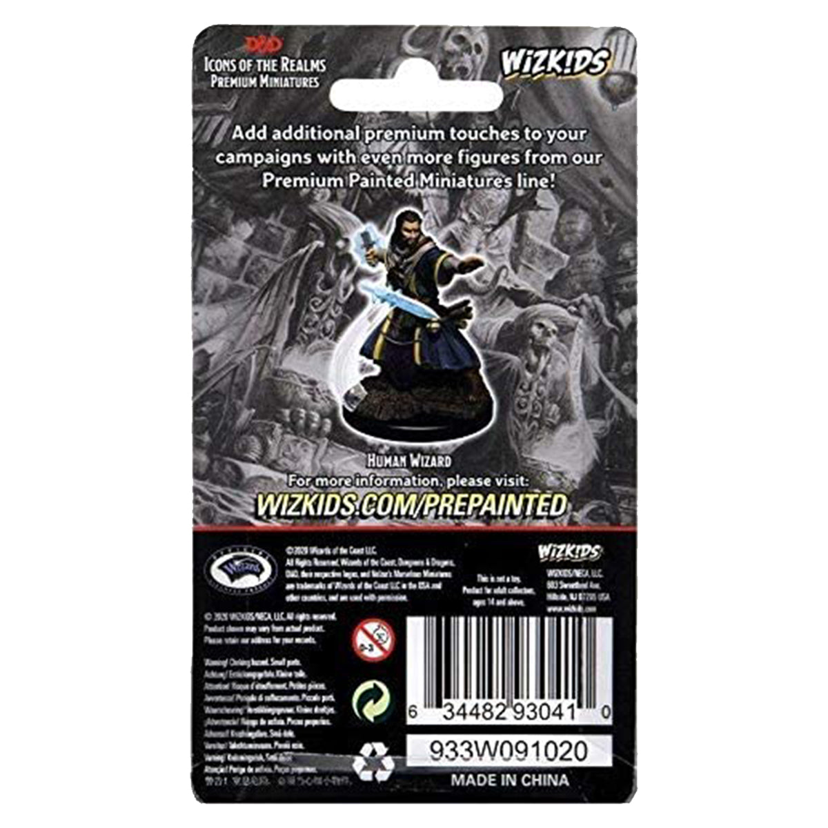 D&D Premium Painted Figures Human Wizard Male