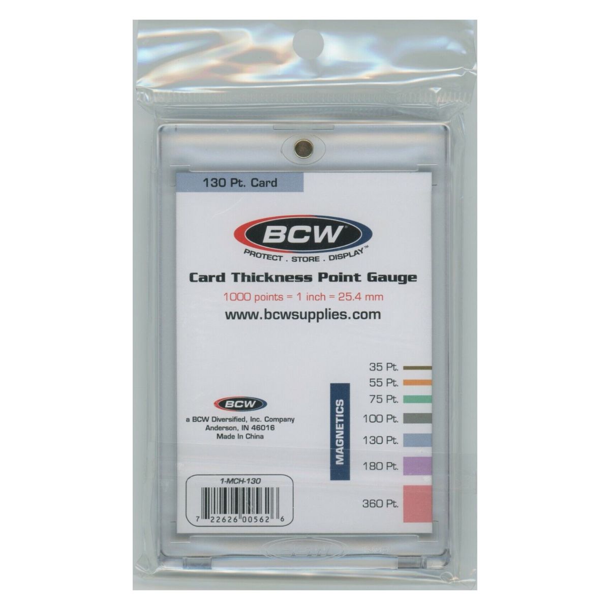 BCW One Touch Magnetic Card Holder 130 Pt Card Standard