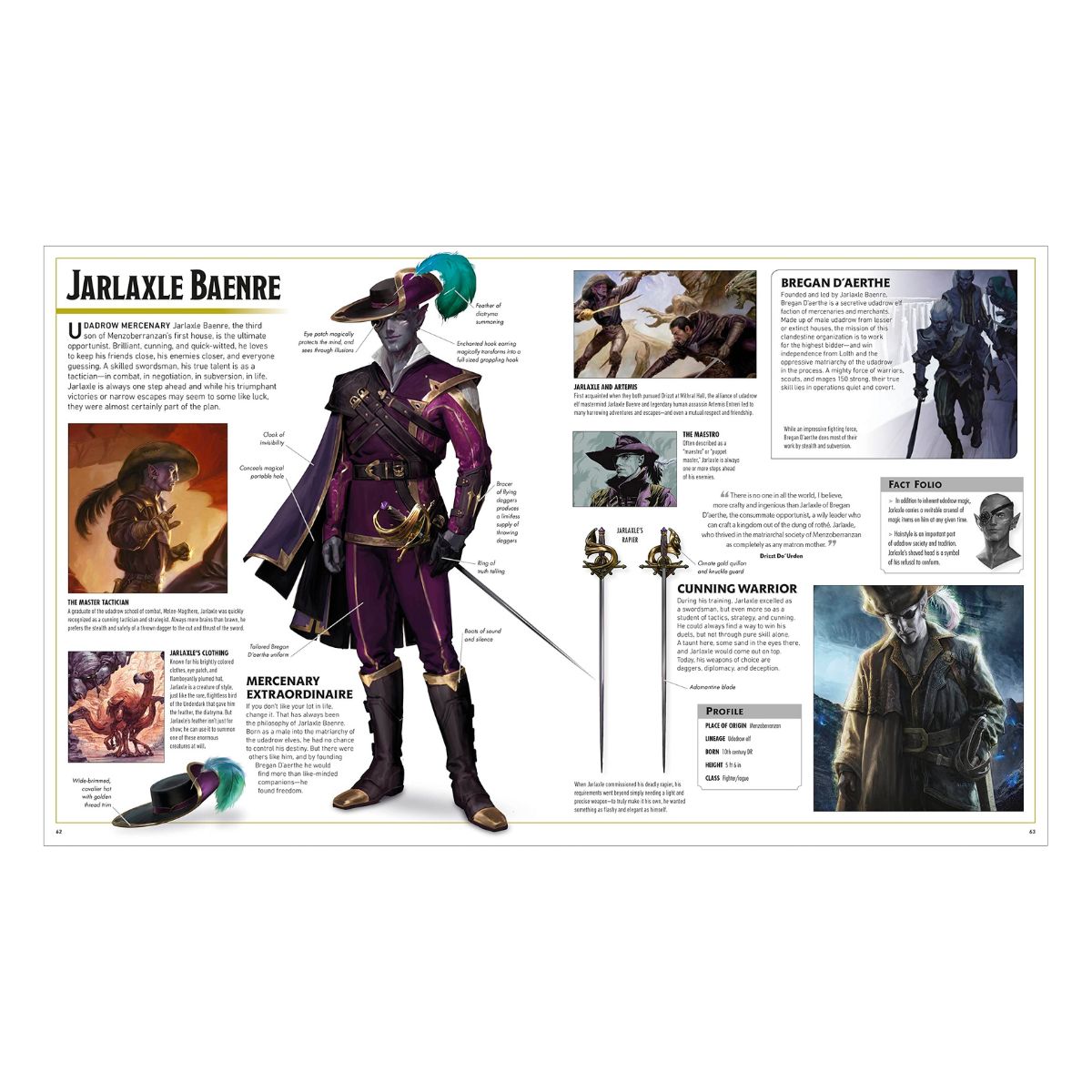 D&D The Legend of Drizzt - Visual Dictionary