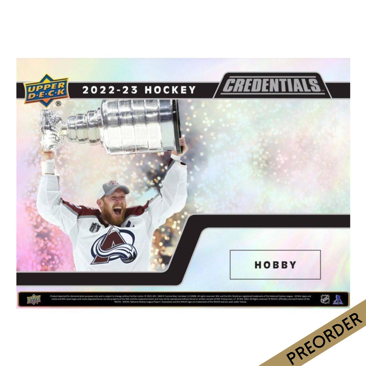 NHL - 2022/23 Credentials Hockey Hobby Trading Cards (Display of 8)