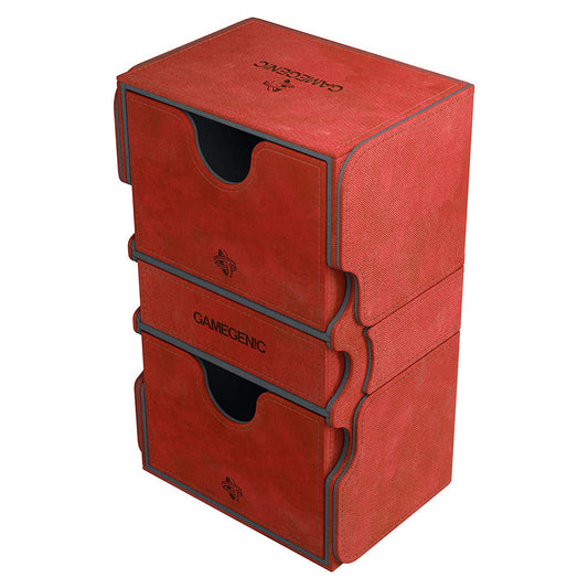 Gamegenic Stronghold 200+ Convertible Red Deck Box