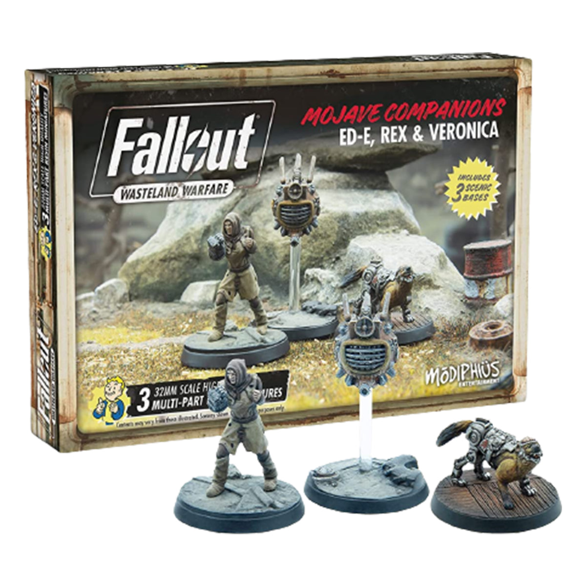 Fallout: Wasteland Warfare - Ed-E Rex and Veronica