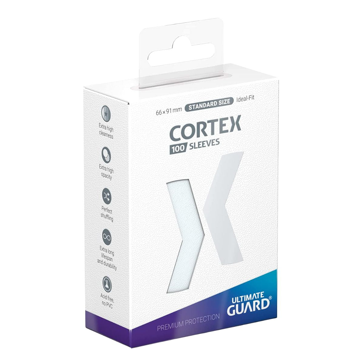Ultimate Guard Cortex Sleeves Standard Size Transparent 100ct