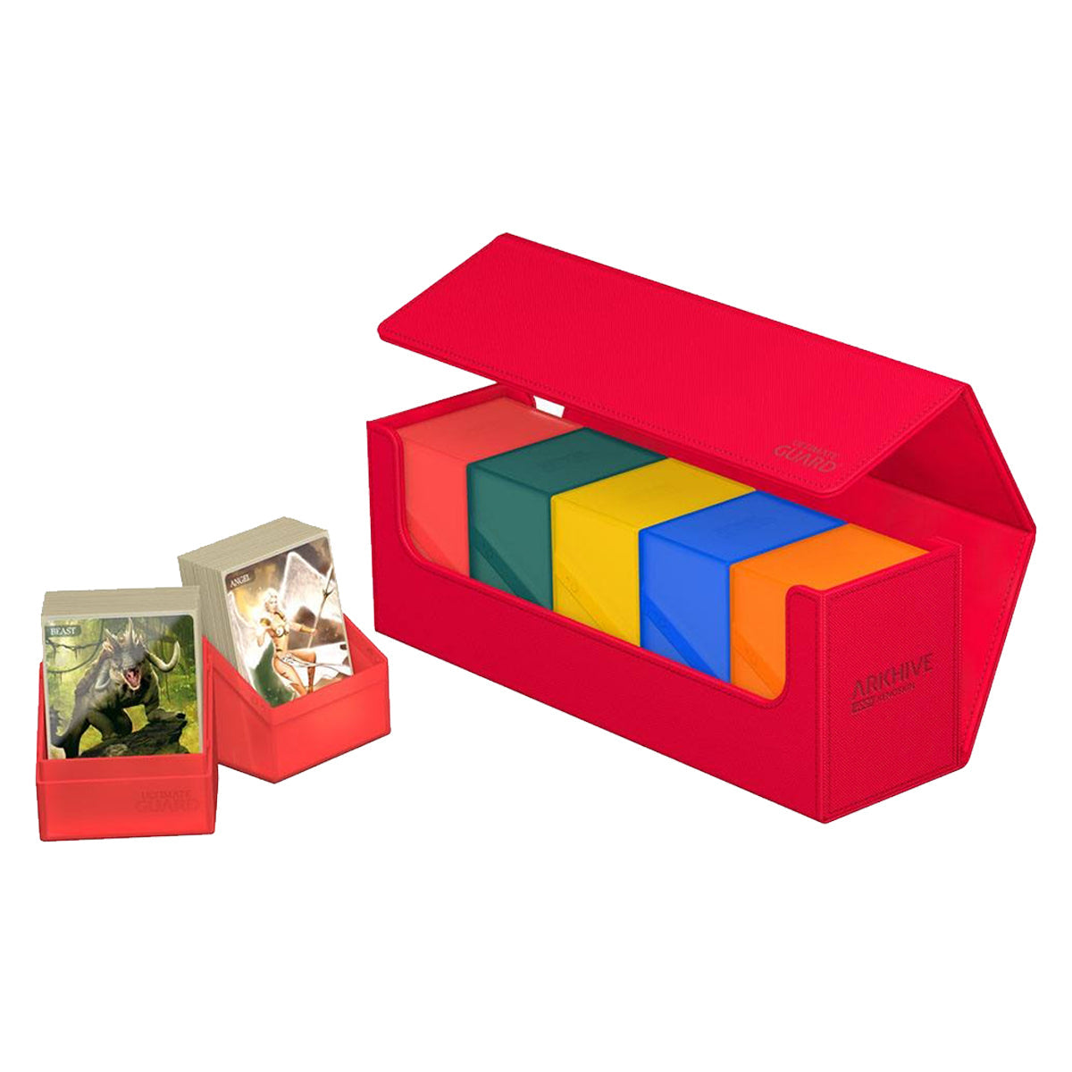 Ultimate Guard Arkhive 400+ XenoSkin Monocolor Red Deck Box