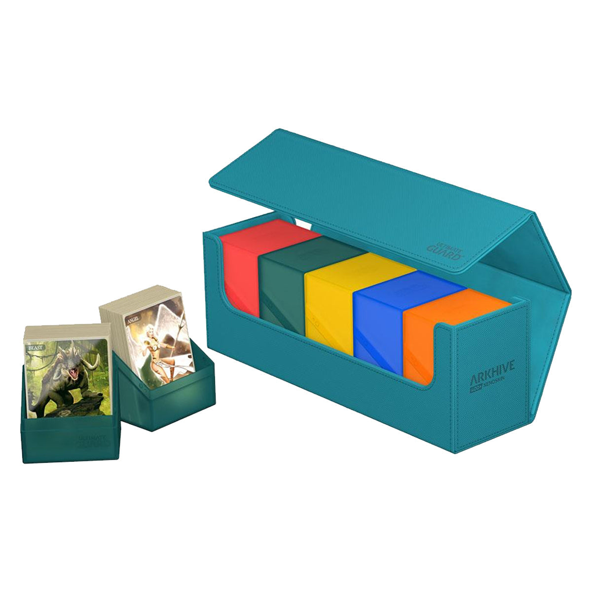 Ultimate Guard Arkhive 400+ XenoSkin Monocolor Petrol Deck Box