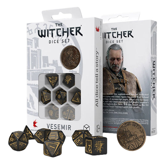 Witcher Dice Set Vesemir The Sword Master