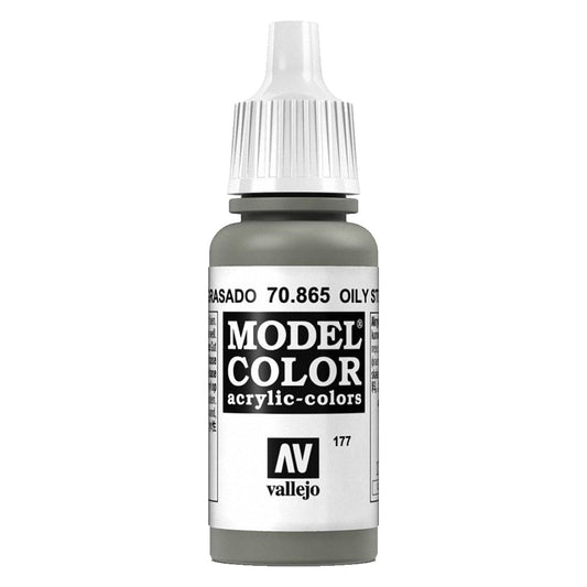 Vallejo Model Colour - Metallic Oily Steel 17 ml