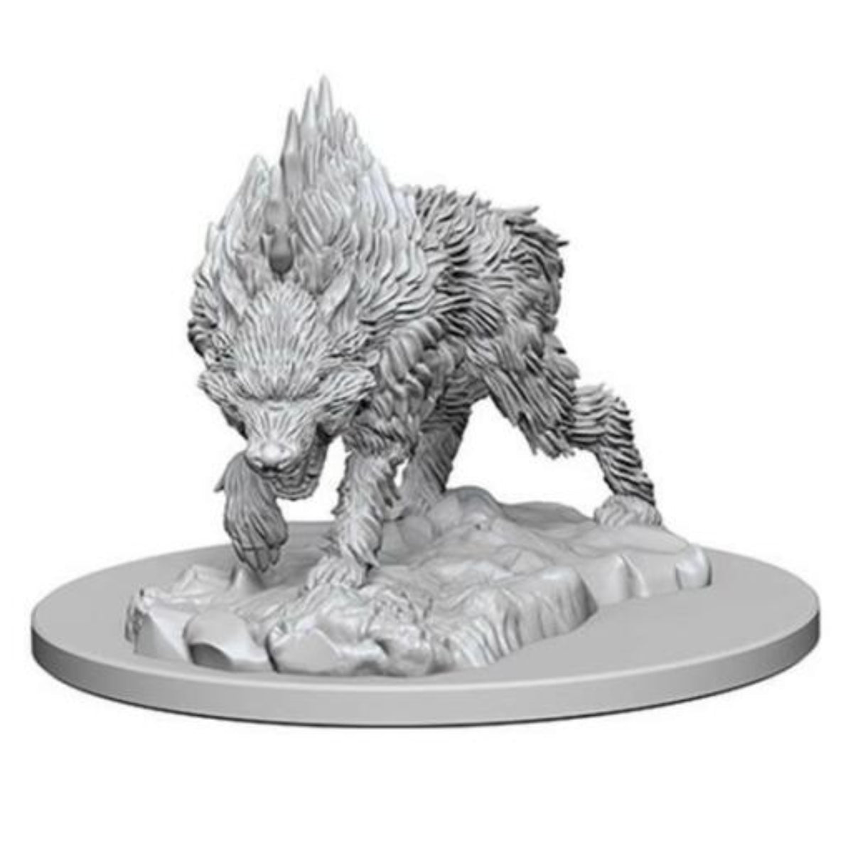 Pathfinder Deep Cuts Unpainted Miniatures Dire Wolf