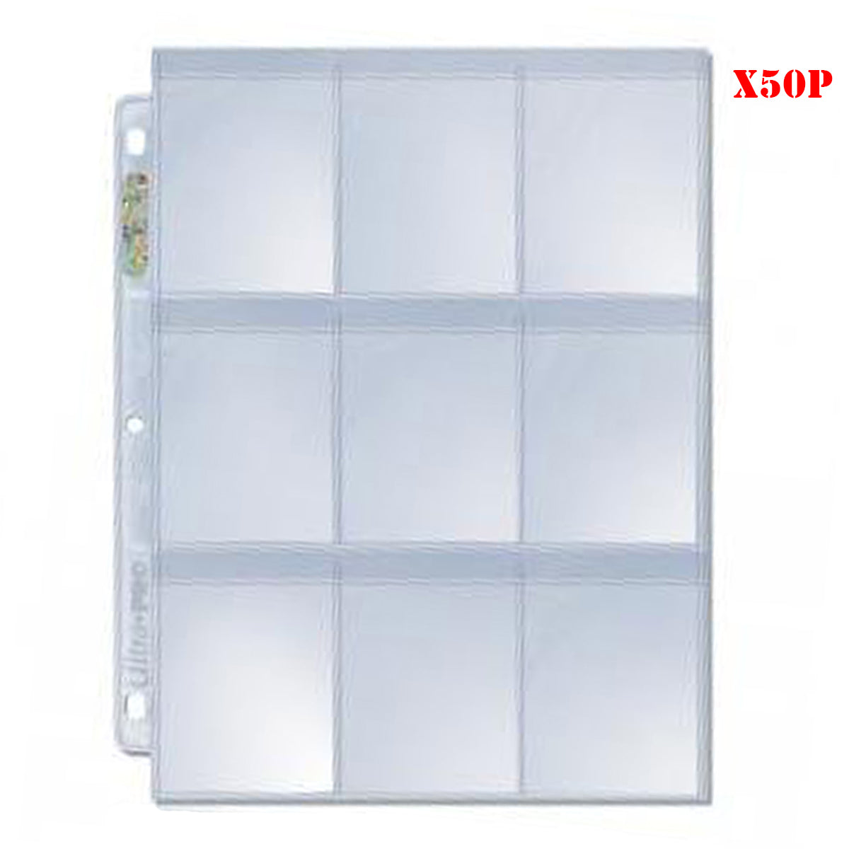 ULTRA PRO Platinum series 9-Pocket Secure Pages 3 Holes Album Sleeves