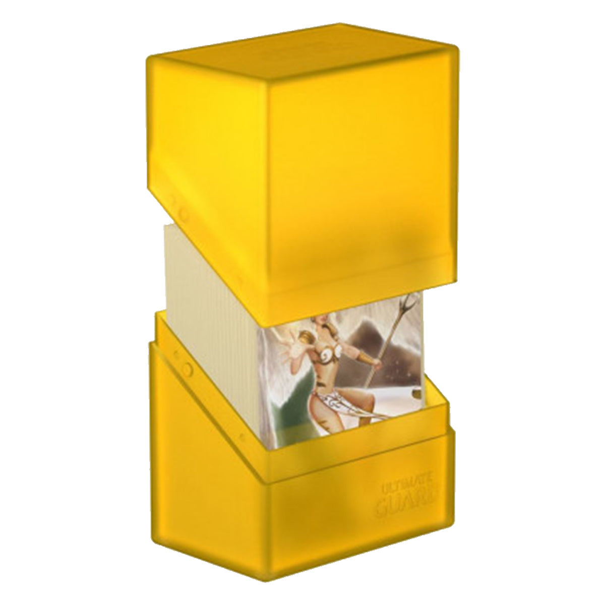 Ultimate Guard Boulder Deck Case 60+ Standard Size Amber