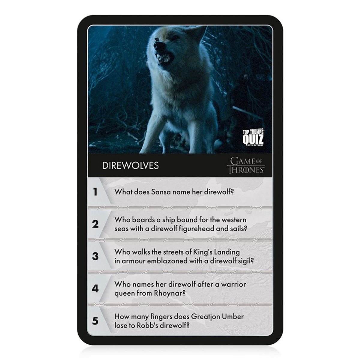 Game of Thrones Quiz