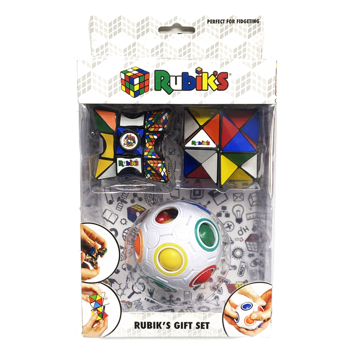 Rubik's Gift Set Includes Rainbow Ball Magic Star and Magic Star Spinner