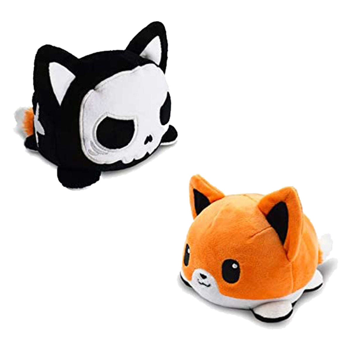 Reversible Plushie Spooky Fox (Skeleton Glow in the Dark)