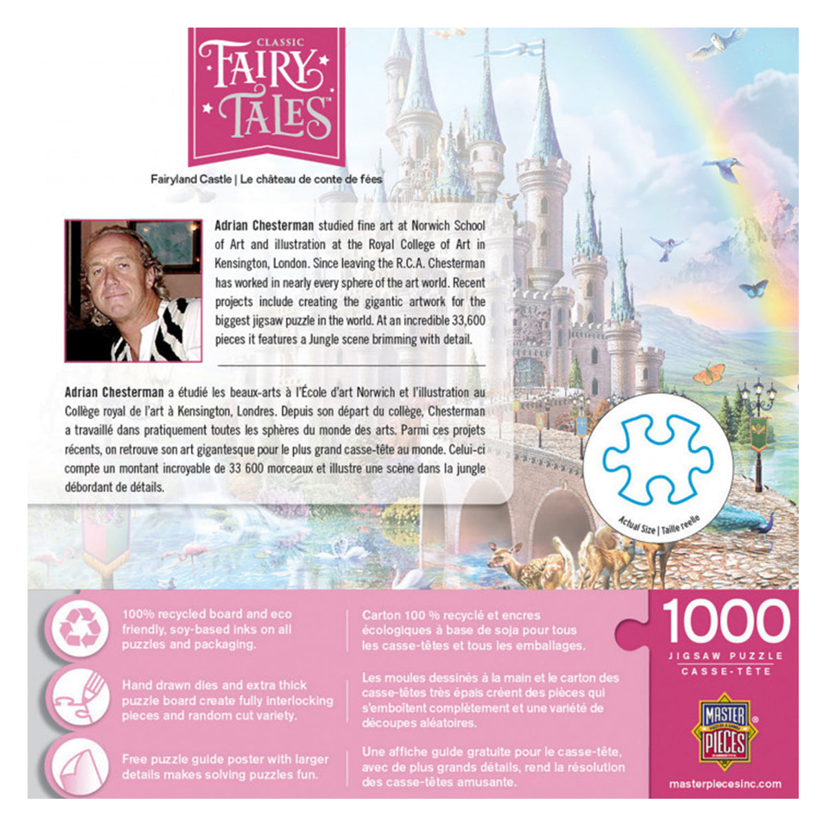 Masterpieces Puzzle Classic Fairytales Fairyland Castle Puzzle 1000 pieces