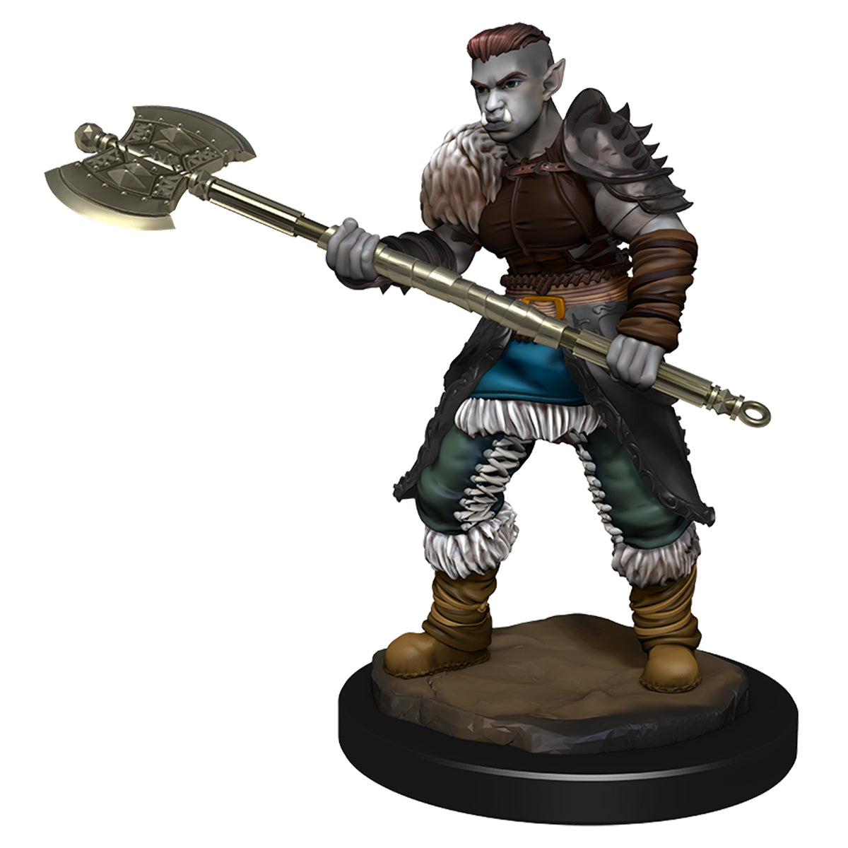 D&D Nolzurs Marvelous Unpainted Miniatures Orc Female Barbarian