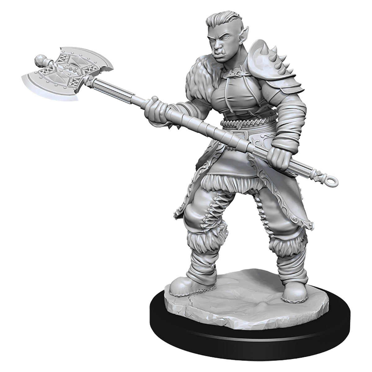 D&D Nolzurs Marvelous Unpainted Miniatures Orc Female Barbarian
