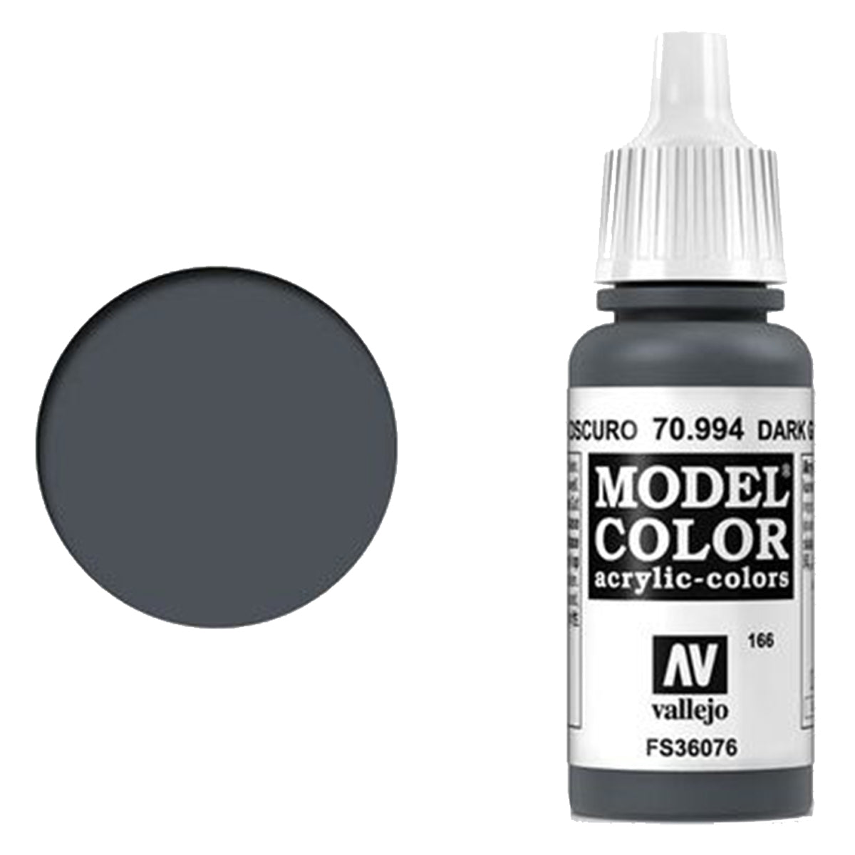 Vallejo Model Colour - Dark Grey 17 ml
