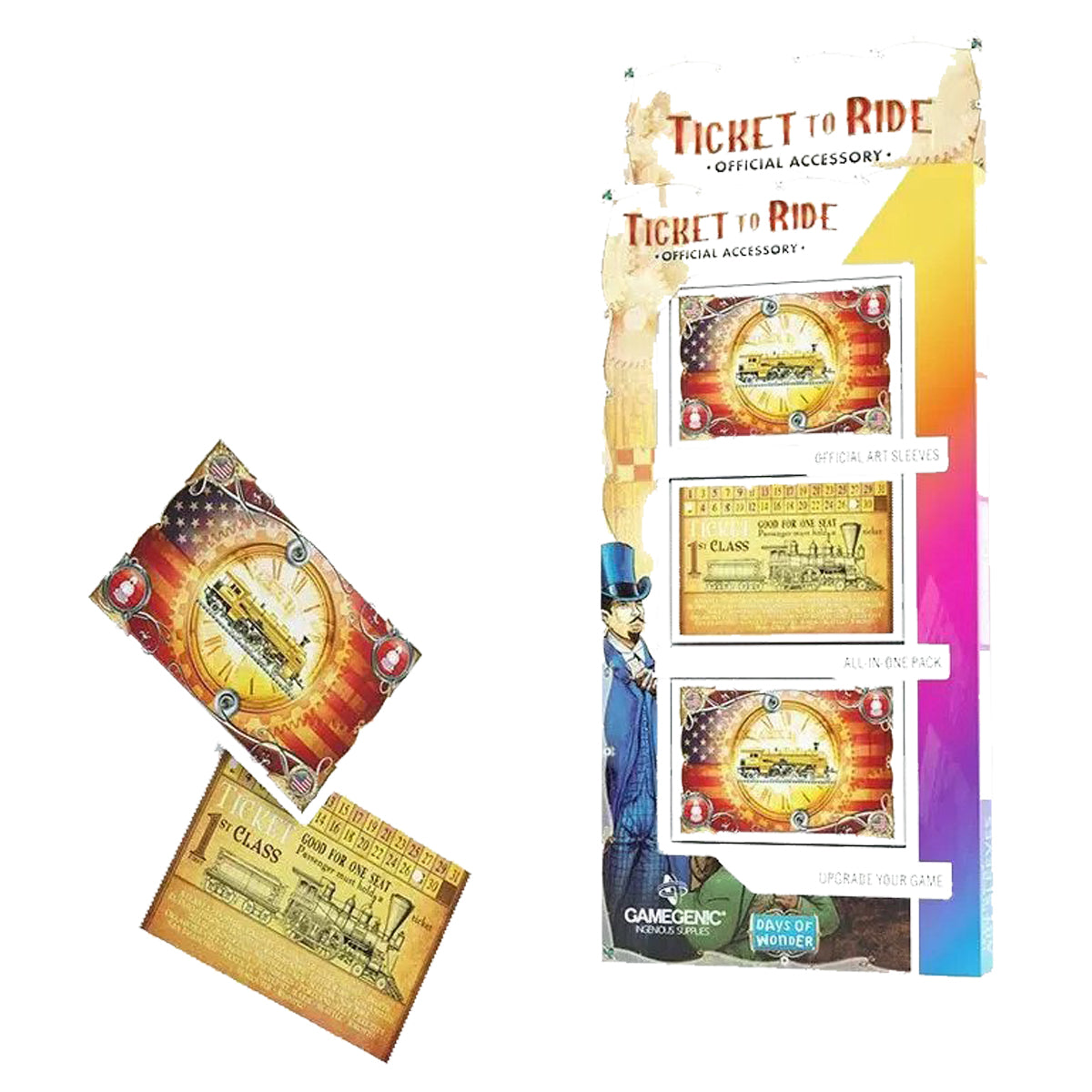 Gamegenic Ticket to Ride Art Sleeves