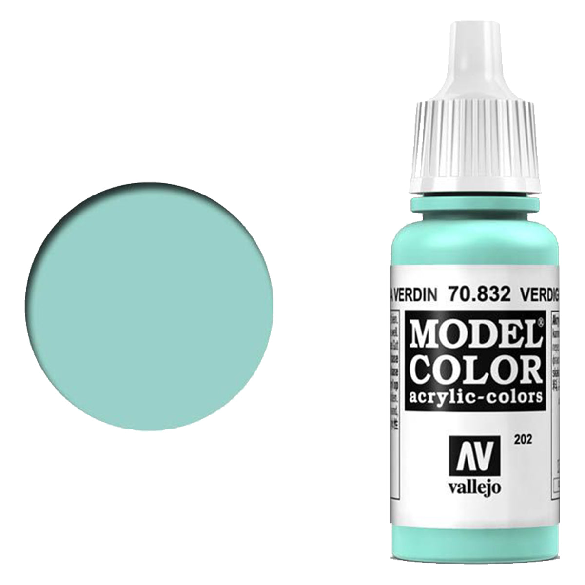Vallejo Model Colour - Verdigris Glaze 17 ml