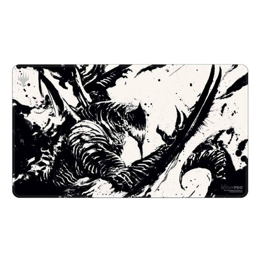 ULTRA PRO Magic: The Gathering - PLAY MAT - March of the Machine Black Stitched Playmat W