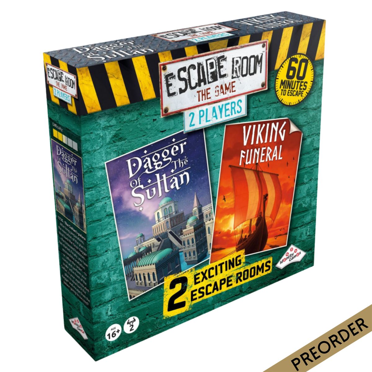 Escape Room The Game 2 Players - Dagger Of The Sultan and Viking Funeral